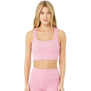Alosoft Ribbed Chic Bra Tank - BRAND NEW
